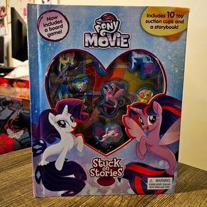 Preloved My Little Pony The Movie: Stuck on Stories storybook and game